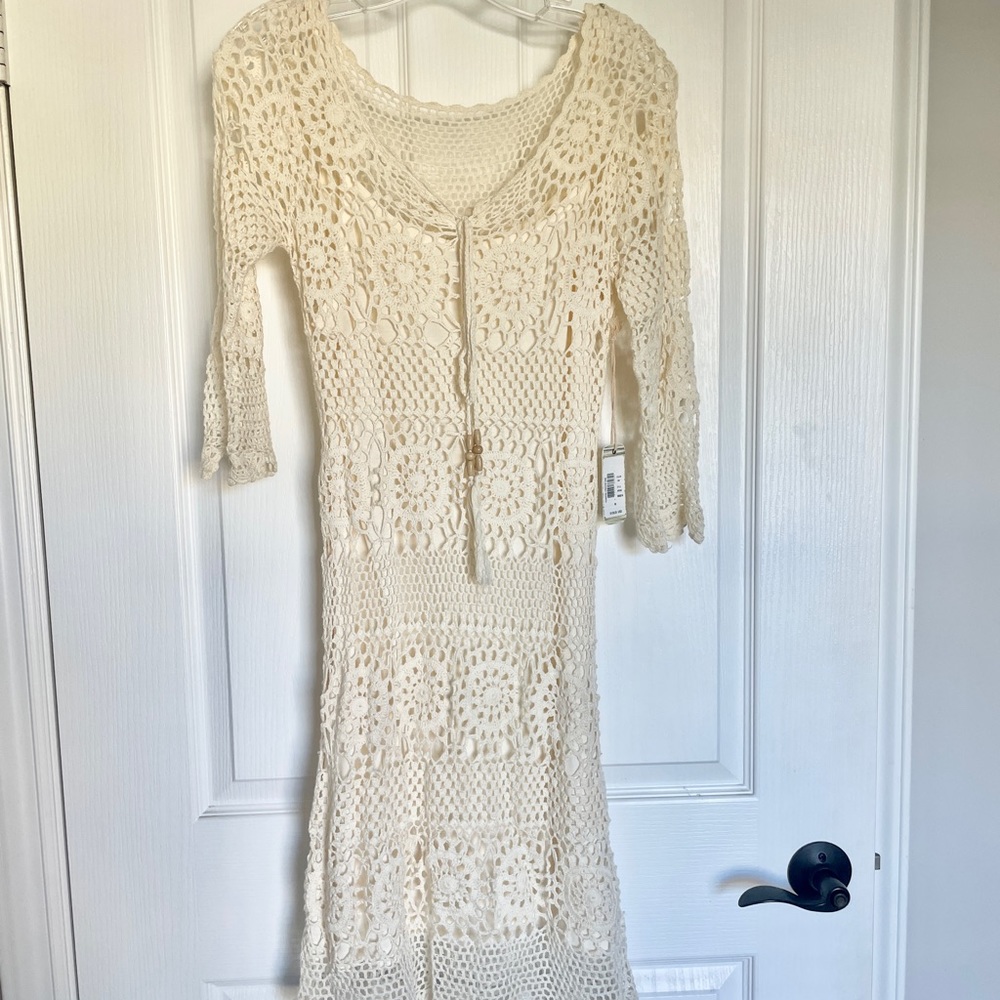 Macramé 3/4 Sleeve Dress by Quiksilver for Women